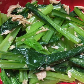 小松菜とツナの和え物
